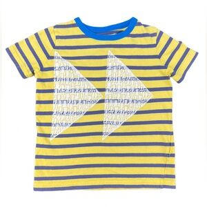 MINI BODEN Striped Short Sleeve Tee - 4-5Y